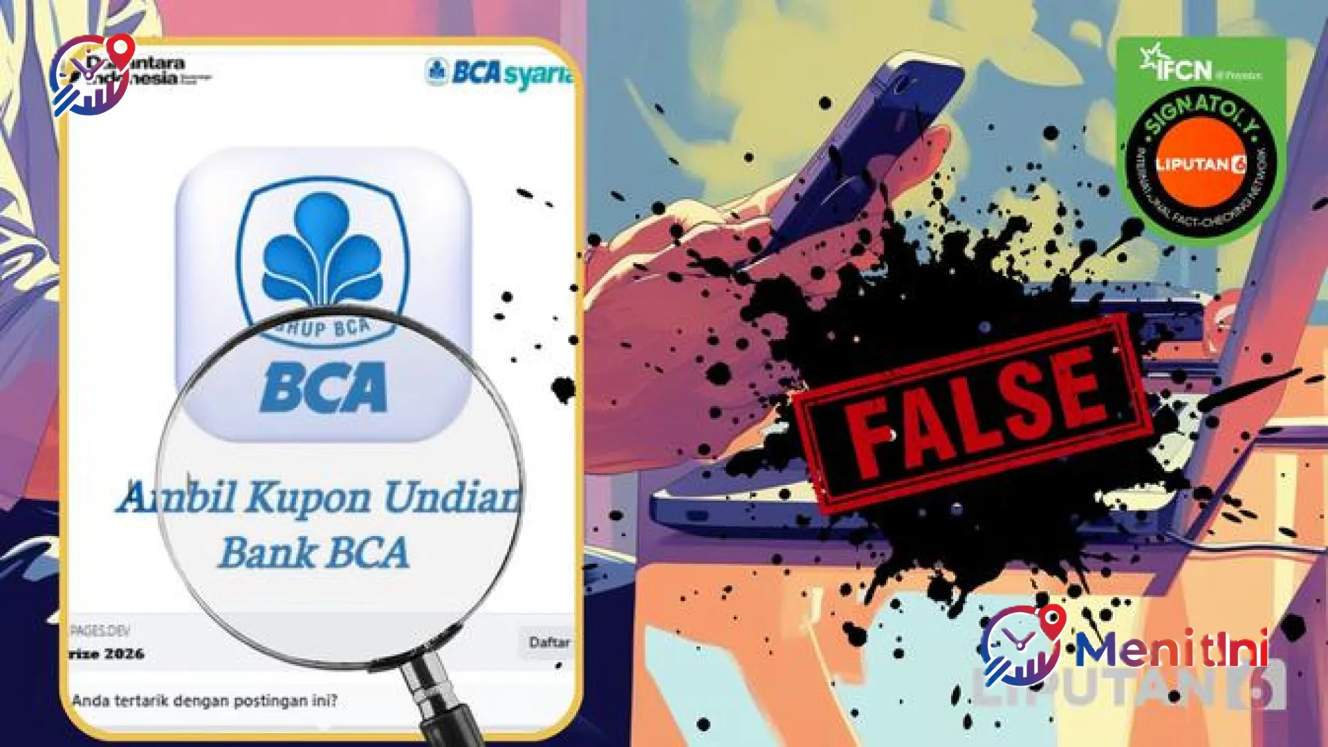 Hati-Hati Phishing! Daftar Hoaks Undian Berhadiah yang Mencatut Nama Bank Besar di Indonesia