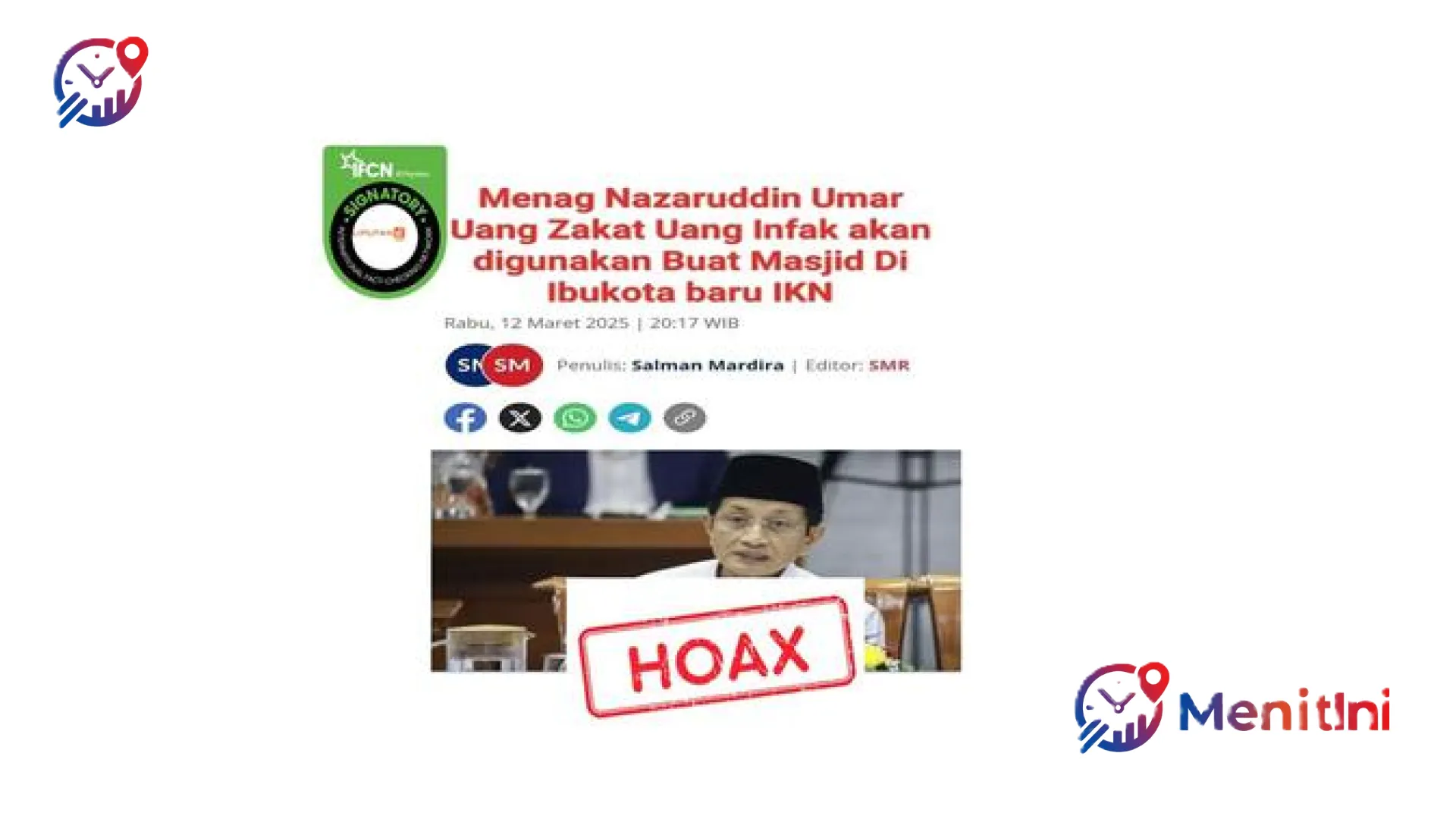 Waspada Manipulasi Isu Agama: Deretan Hoaks Zakat yang Mencatut Nama Menag Nasaruddin Umar