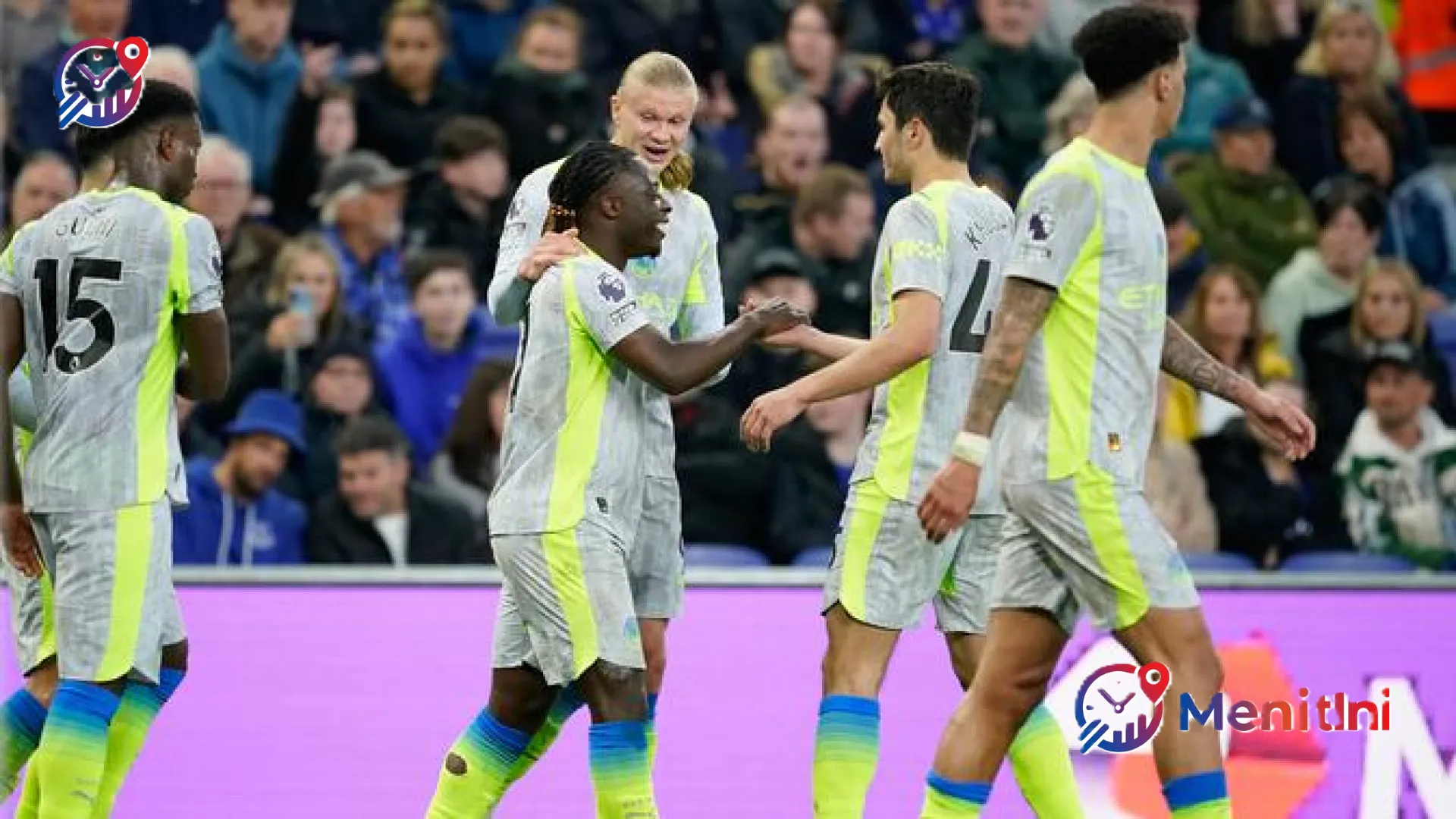 Drama 6 Gol di Goodison Park: Manchester City Nyaris Terjungkal, Jeremy Doku Jadi Penyelamat Wajah Sang Juara