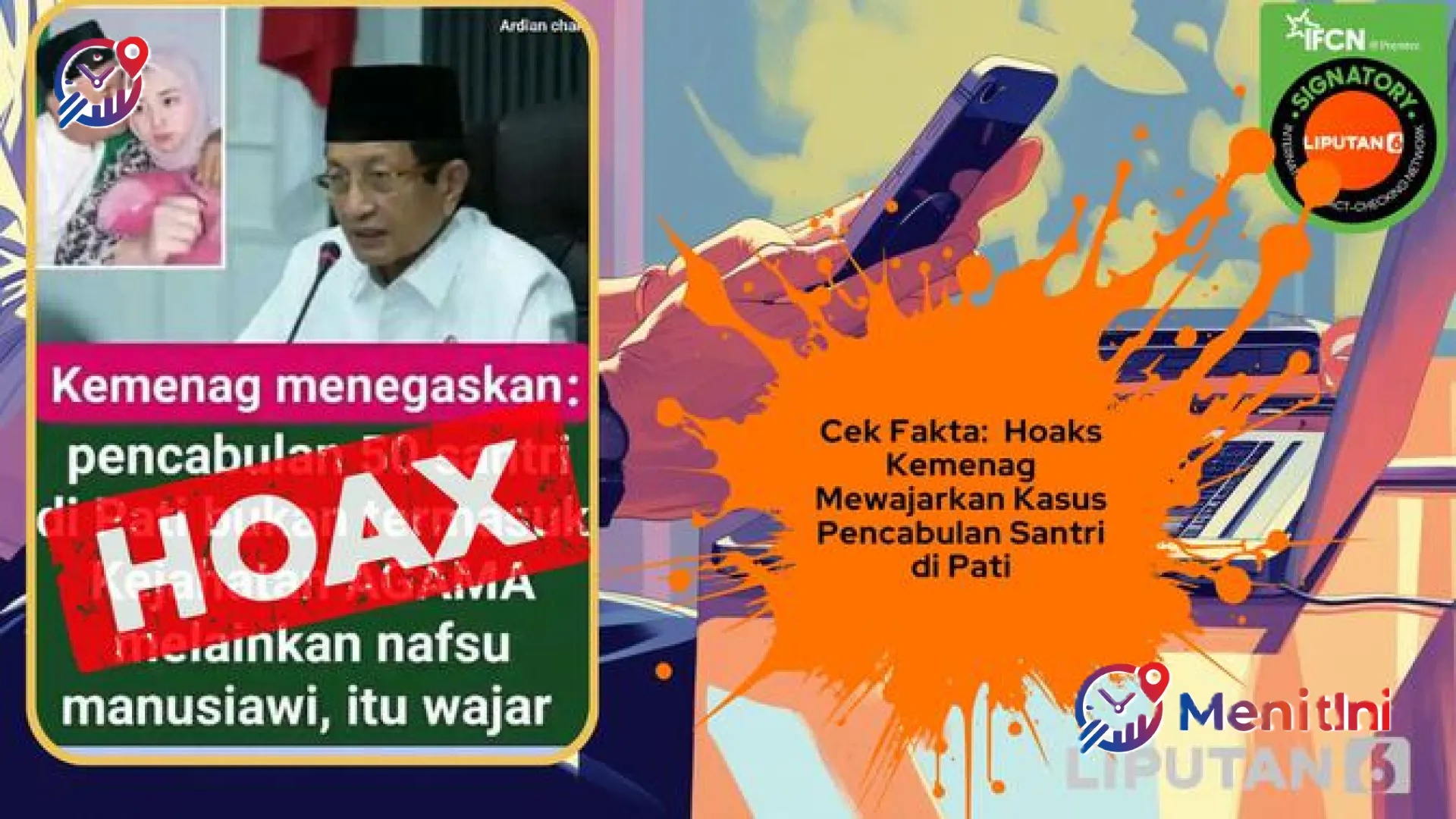 CEK FAKTA: Menag Nasaruddin Umar Tegaskan Tak Ada Toleransi Bagi Predator Seksual, Narasi ‘Wajar’ di Pati Adalah Hoaks Keji