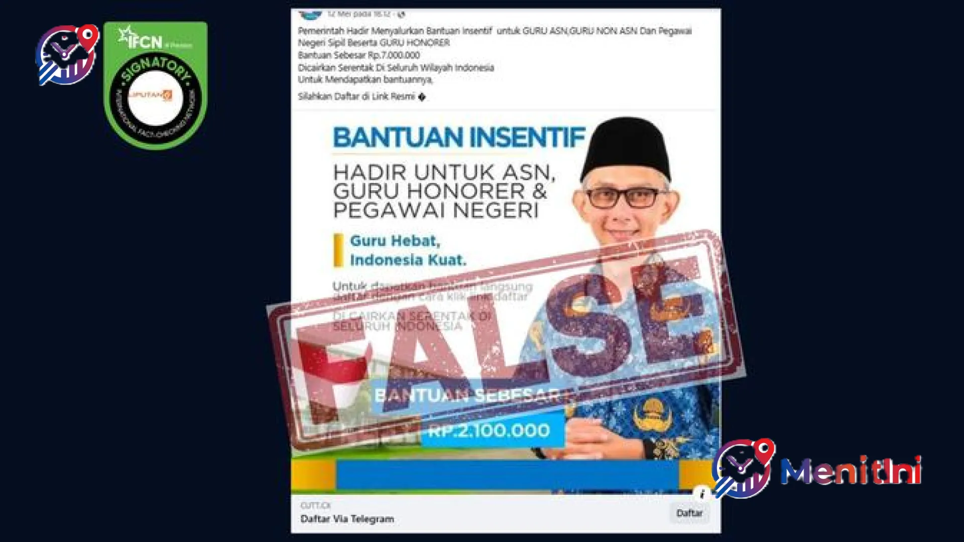 Waspada Penipuan Digital! MenitIni Bongkar 6 Hoaks Bansos dan Program Pemerintah yang Meresahkan Sepekan Terakhir