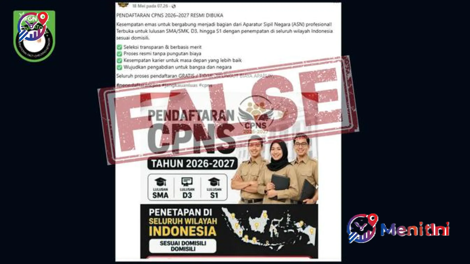 Waspada Penipuan! Hoaks Link Pendaftaran CPNS 2026-2027 Bertebaran di Media Sosial, Ini Fakta Sebenarnya