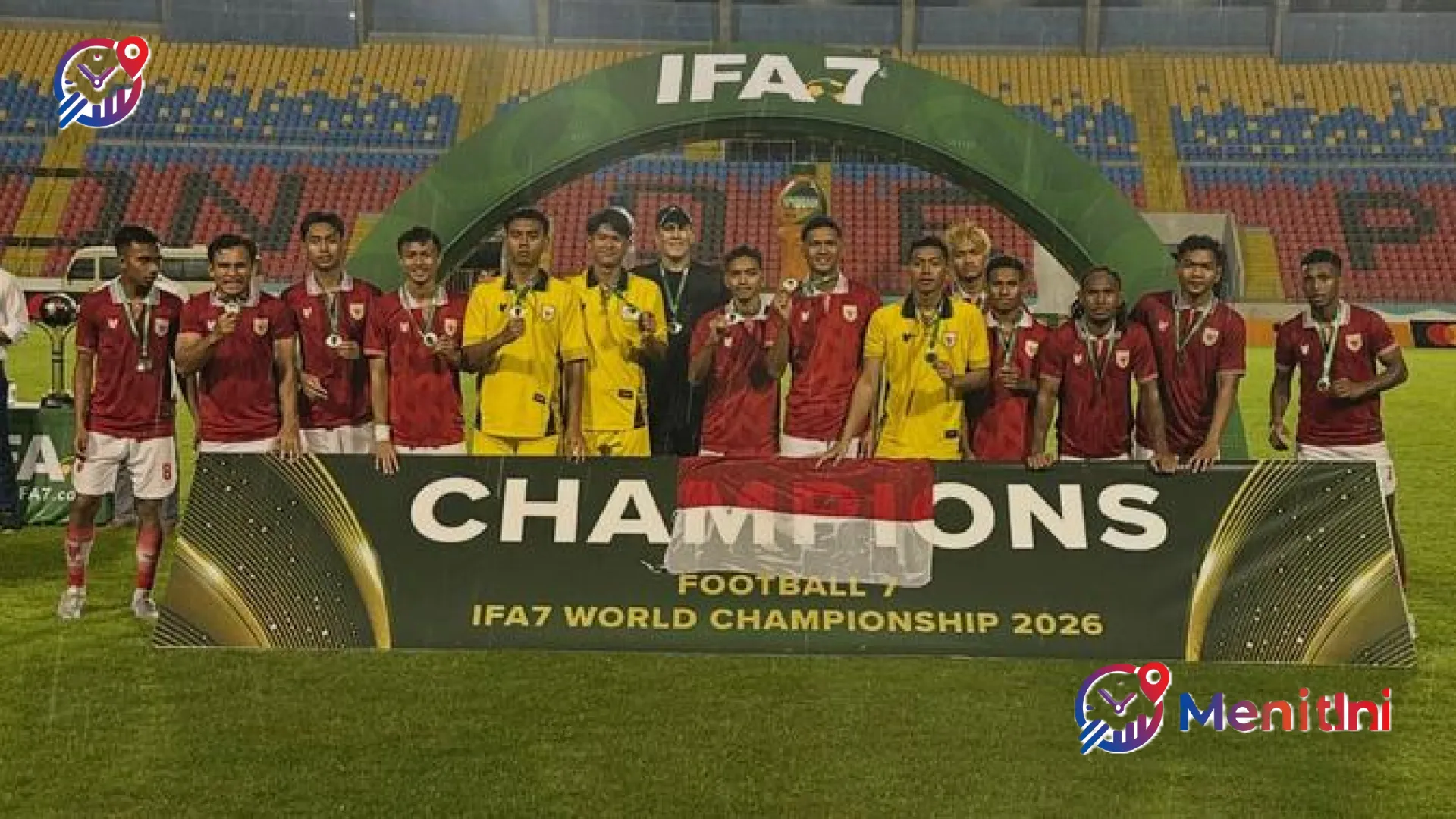 Sejarah Baru di Hari Pancasila: Skuad Garuda Raih Medali Perak di Kejuaraan Dunia Sepak Bola 7×7 Usai Tumbangkan Brasil