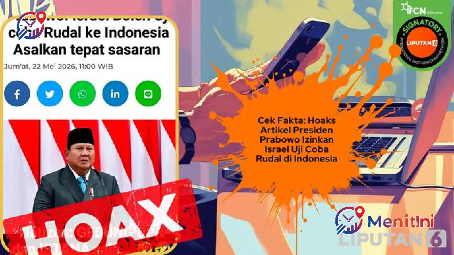 Menyingkap Tabir Hoaks: Benarkah Presiden Prabowo Izinkan Israel Uji Coba Rudal di Indonesia?