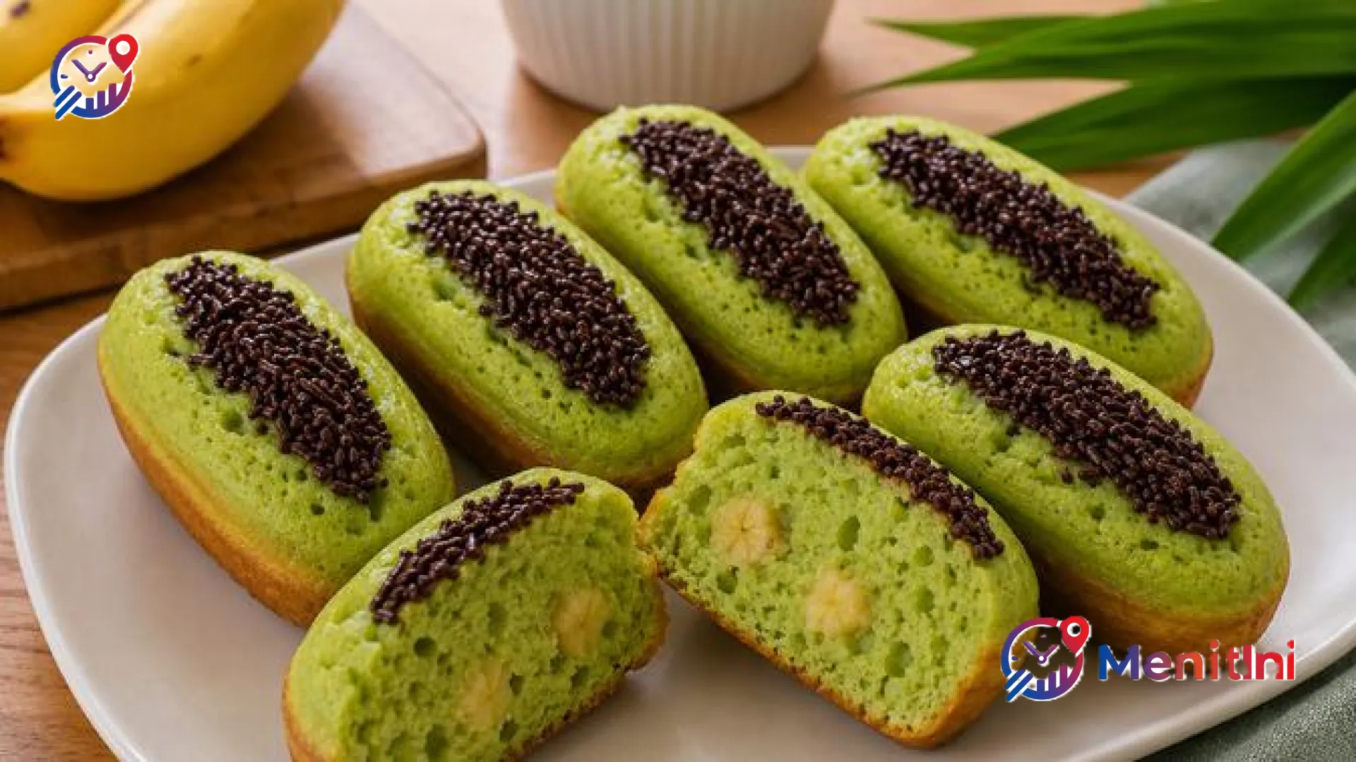 Resep Pukis Pisang Pandan: Rahasia Tekstur Lembut dan Harum Tanpa Mixer ala MenitIni