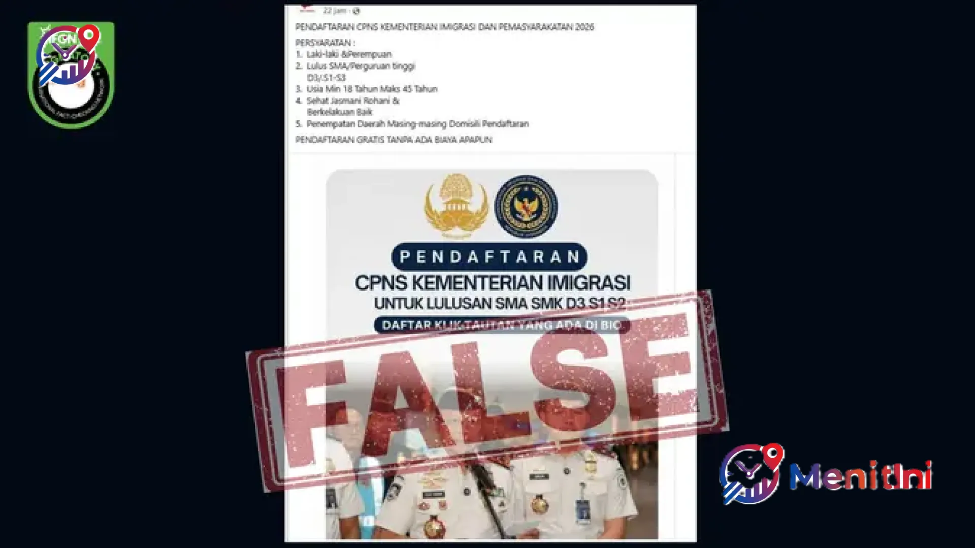 Waspada Jebakan Batman Pendaftaran CPNS Kementerian Imigrasi: MenitIni Bongkar Modus dan Daftar Hoaksnya