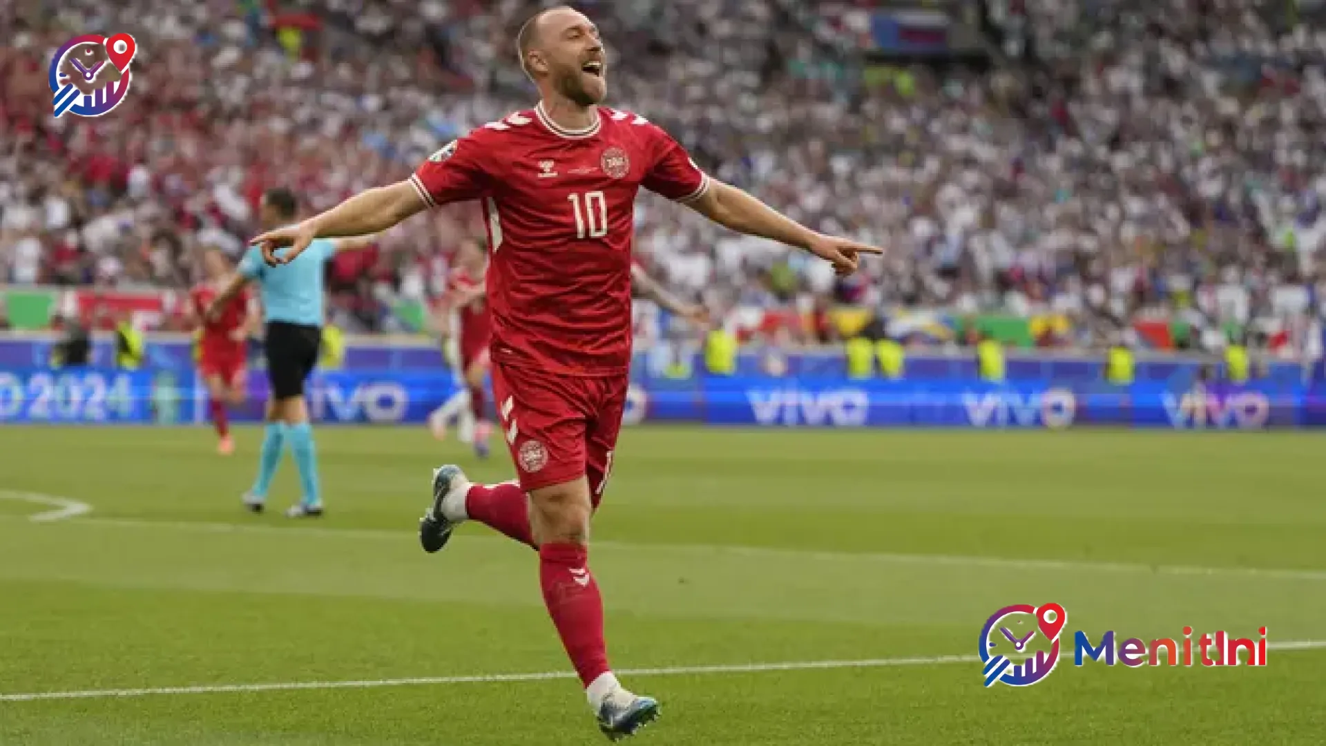 Momen Mencekam di Nature Energy Park: Christian Eriksen Kolaps Saat Laga Denmark vs Ukraina