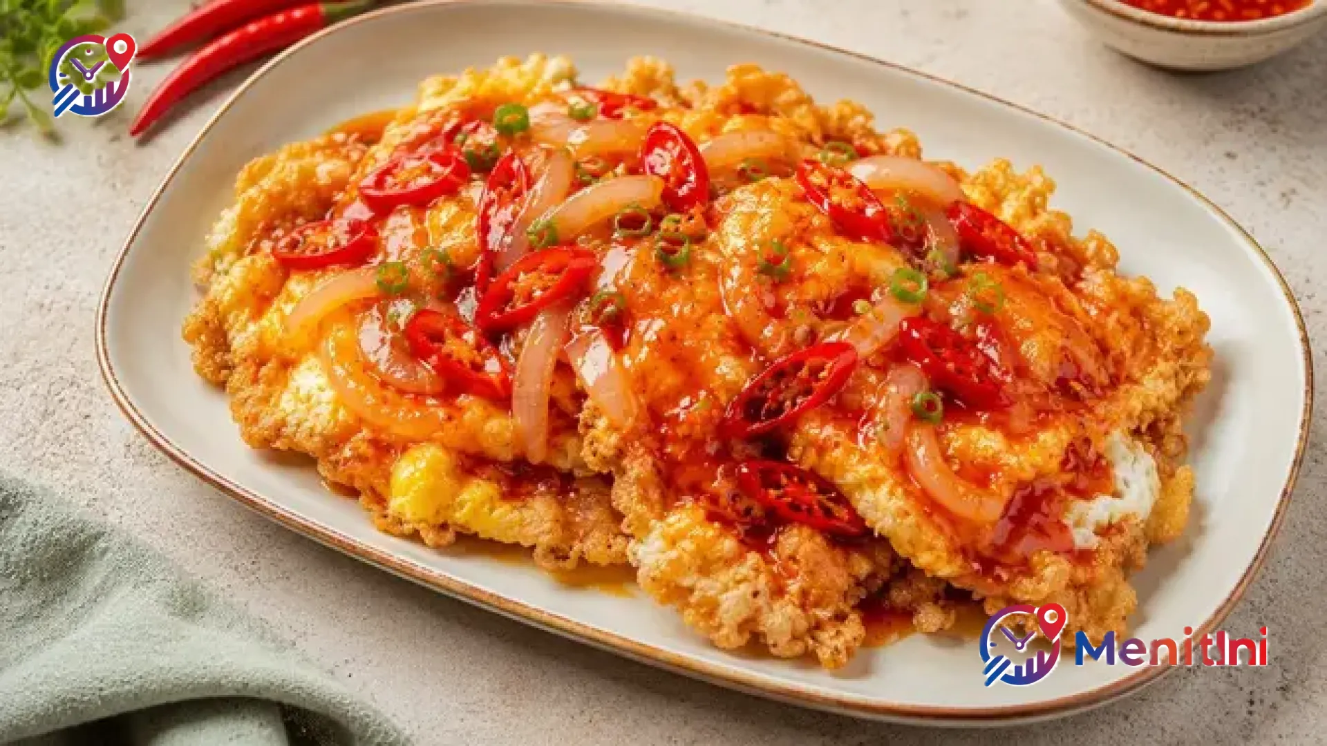 Resep Telur Crispy Saus Pedas Manis Ala Restoran: Rahasia Tekstur Renyah yang Tahan Lama