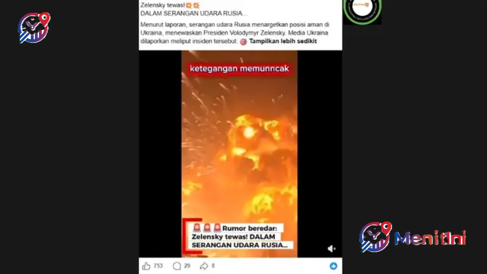 Menelusuri Kebenaran di Balik Isu Tewasnya Presiden Ukraina Volodymyr Zelenskyy: Sebuah Fakta atau Rekayasa Informasi?