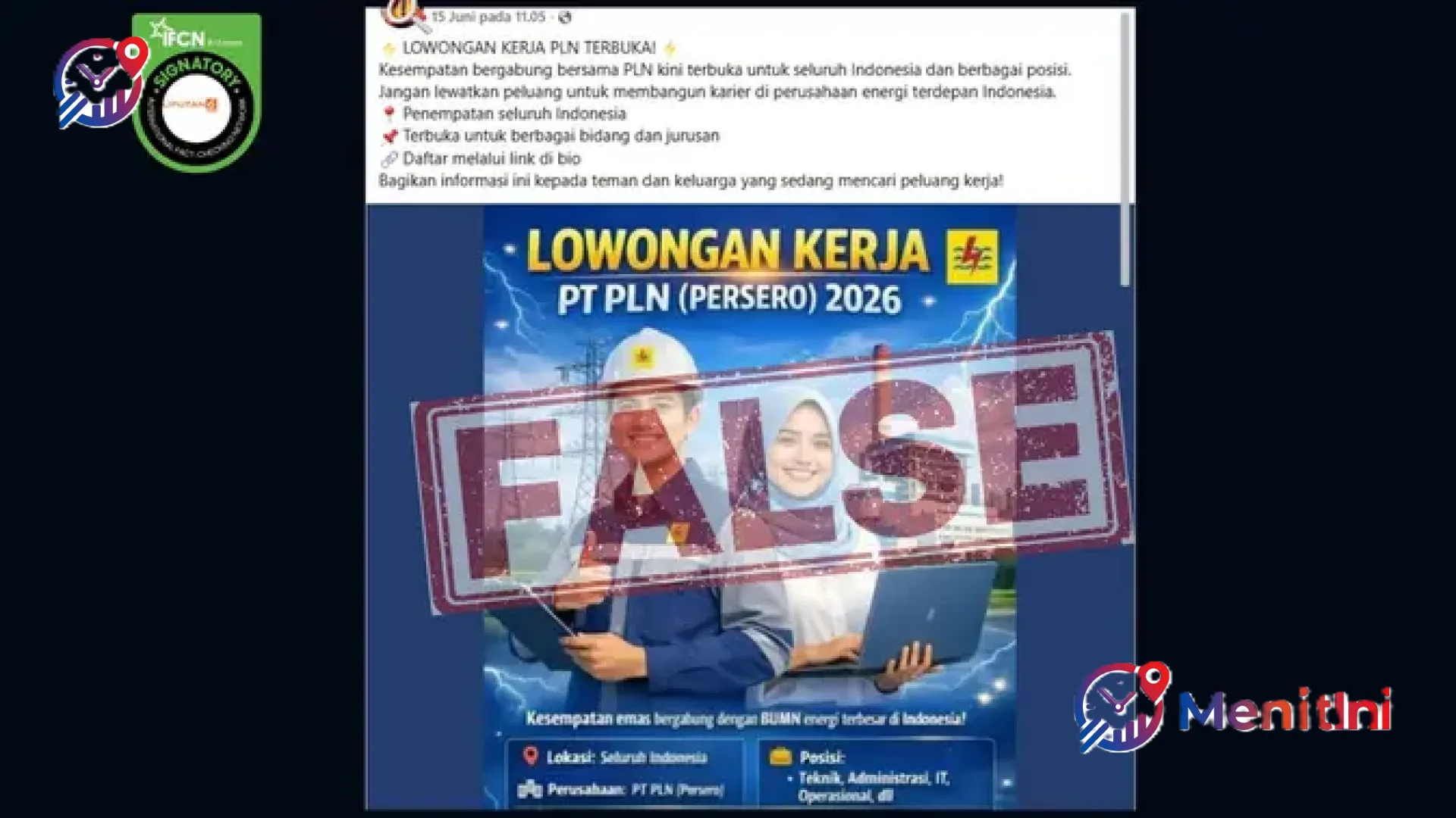Waspada Penipuan! Rekrutmen PLN Lewat WhatsApp Adalah Hoaks, Simak Jalur Resminya