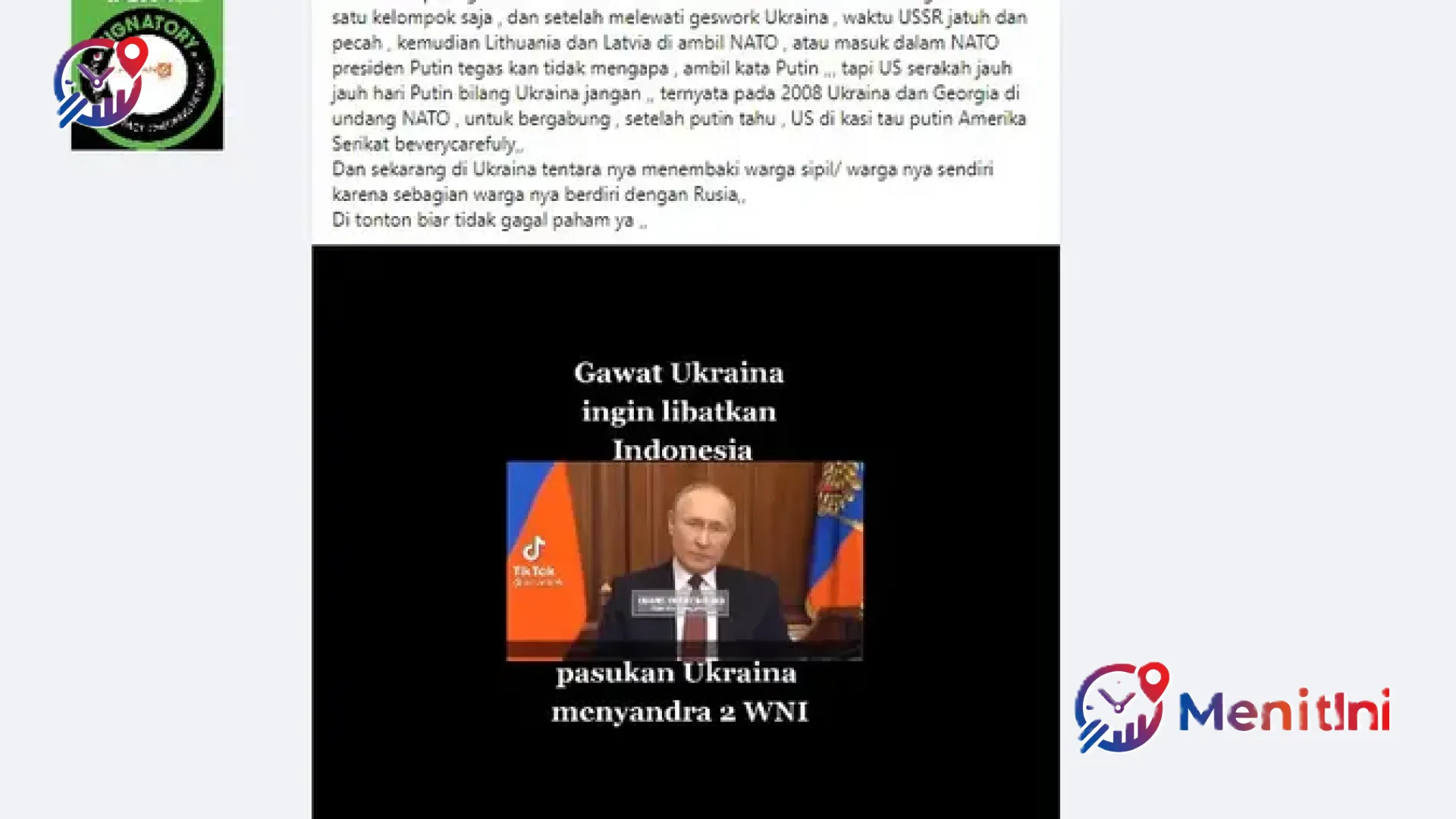 Menguak Tabir Disinformasi: Rangkaian Hoaks Viral Seputar Ukraina yang Menyesatkan Publik