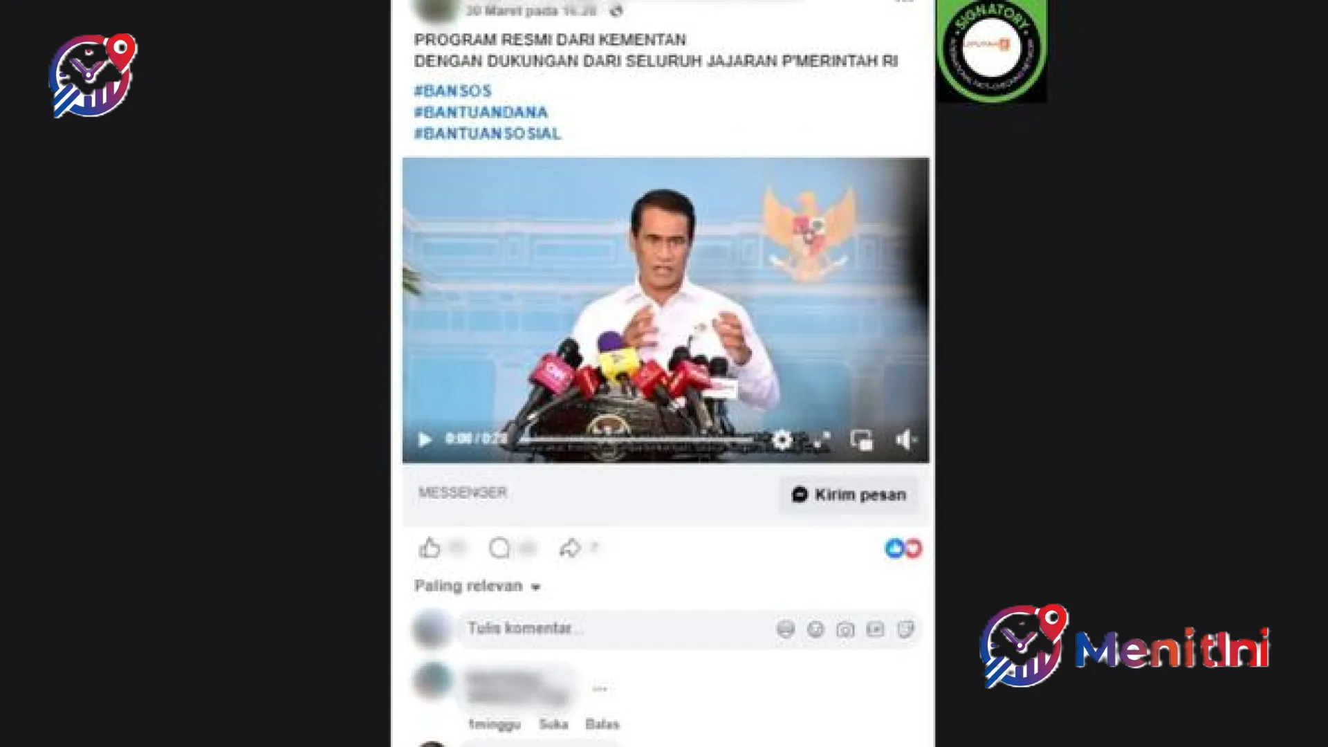 Awas Penipuan! Video Mentan Amran Janjikan Bantuan Modal Usaha Ternyata Manipulasi AI Deepfake