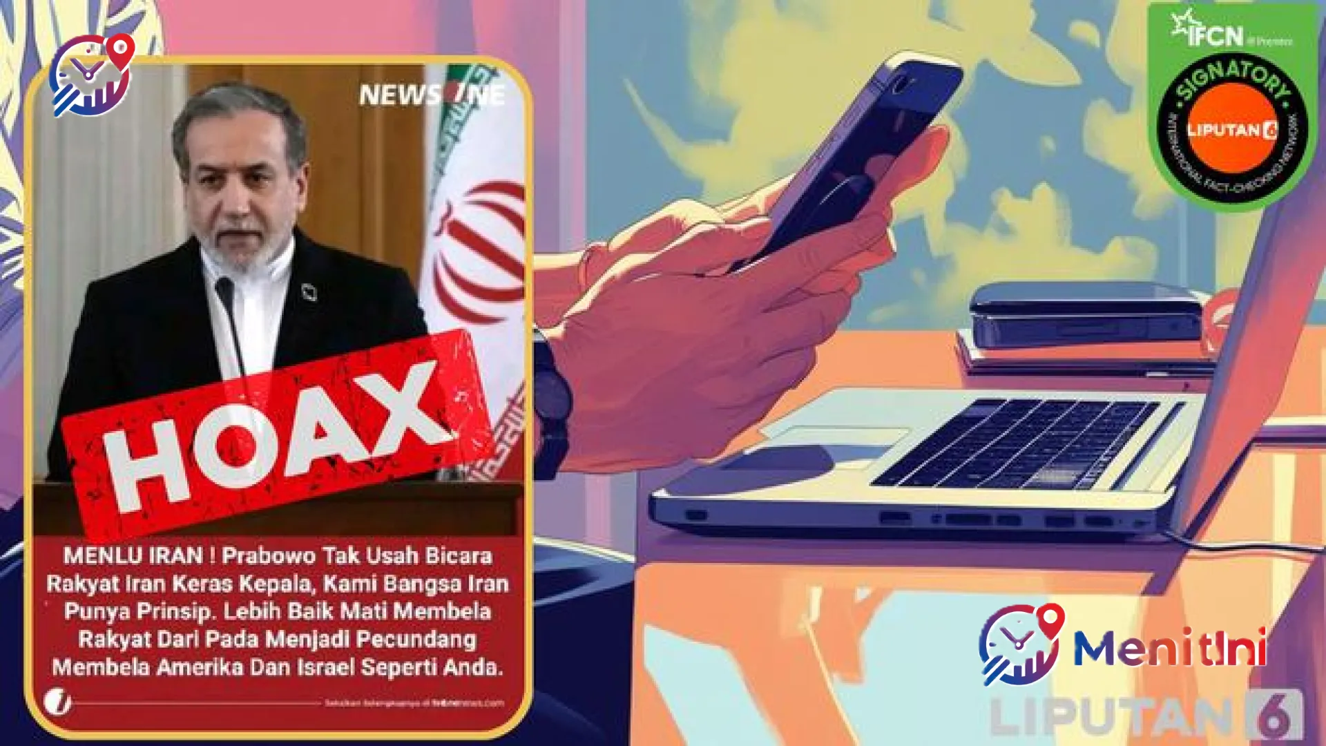 Cek Fakta: Benarkah Menlu Iran Abbas Araghchi Menyebut Presiden Prabowo ‘Pecundang’? Simak Kebenarannya