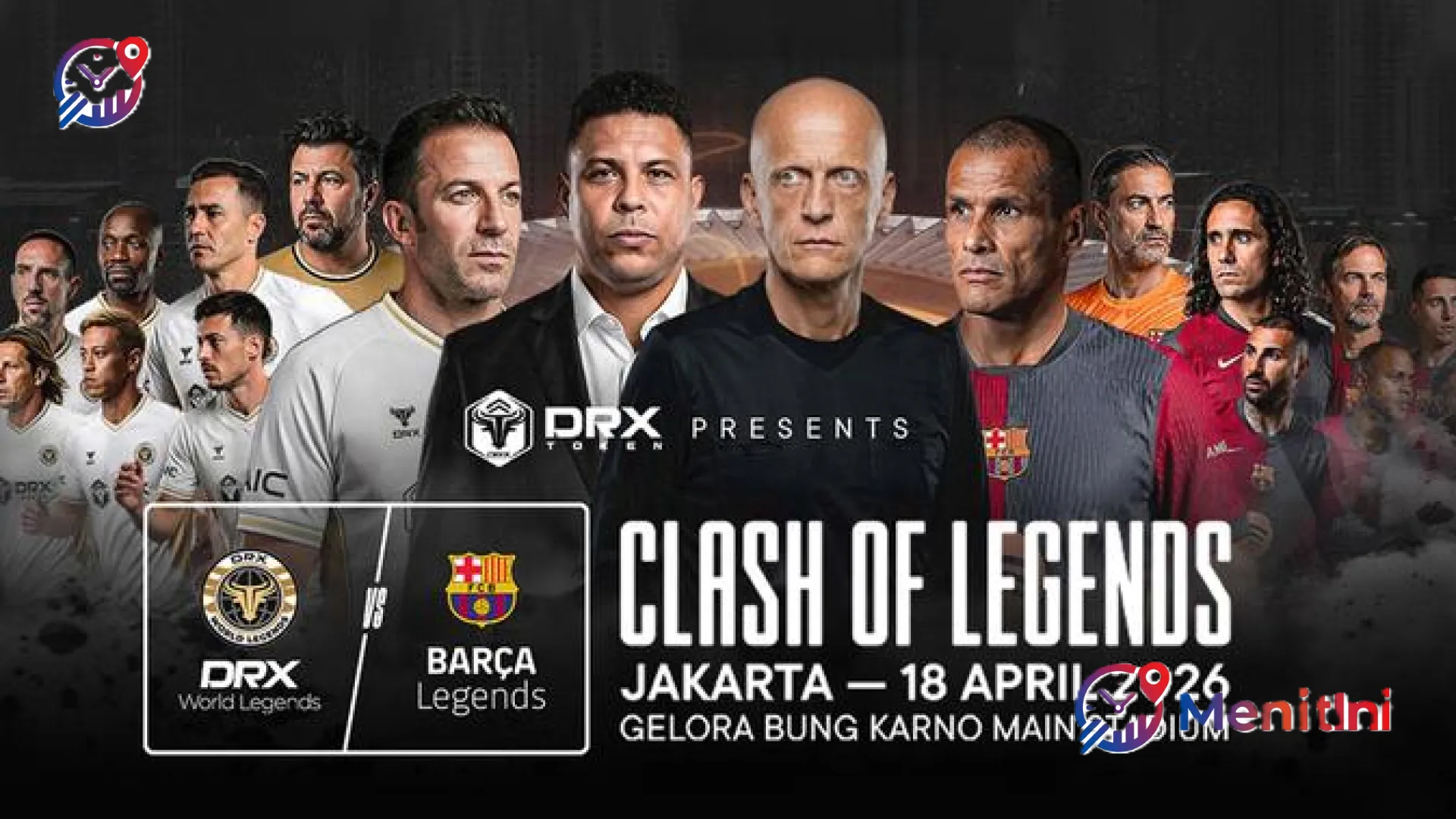 Panggung Megah di GBK: Alessandro Del Piero dan Irfan Bachdim Bersatu dalam Clash of Legends 2026