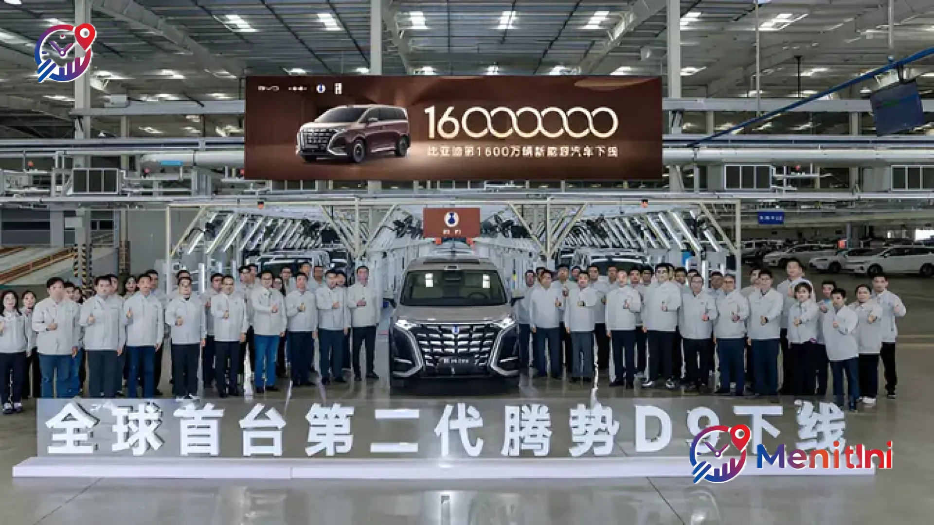 Pecahkan Rekor Dunia, BYD Capai Produksi 16 Juta Unit Kendaraan Listrik Melalui Denza D9 Terbaru