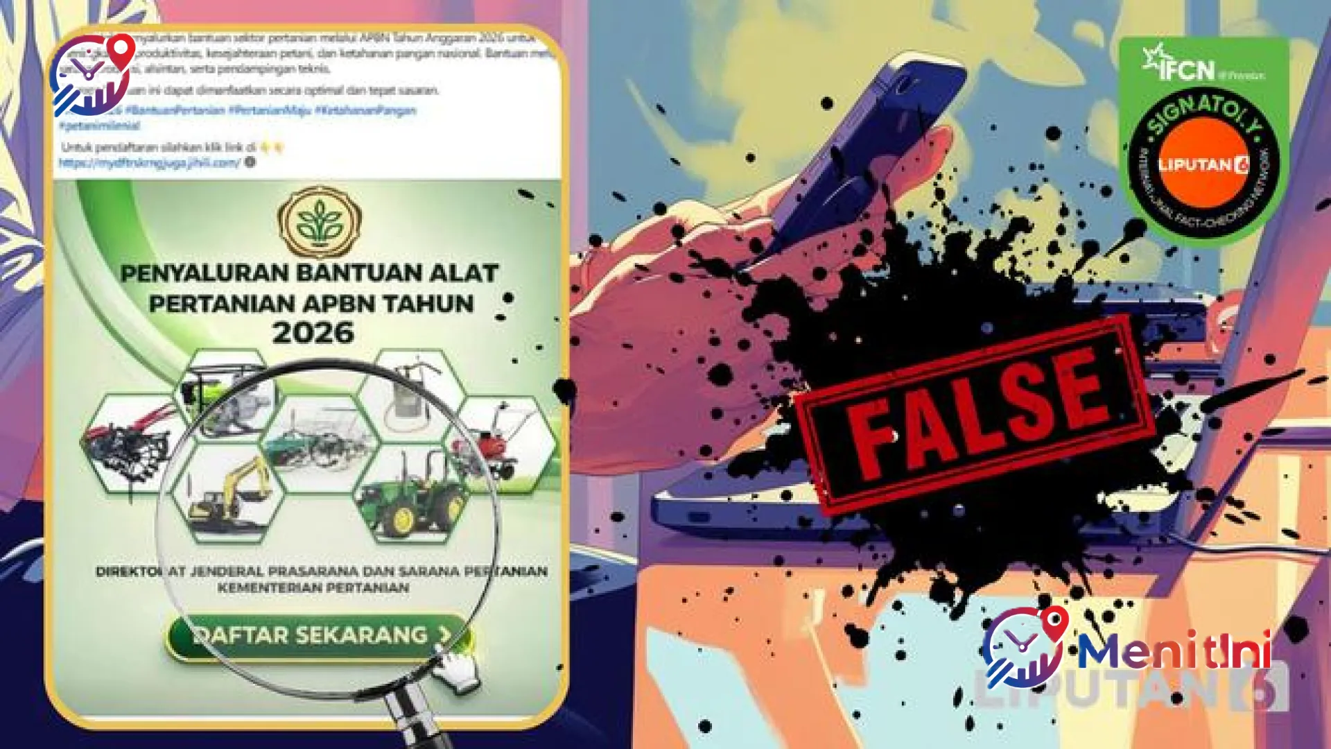 Waspada Hoaks! Link Pendaftaran Bantuan Pertanian APBN 2026 Ternyata Penipuan, Begini Faktanya