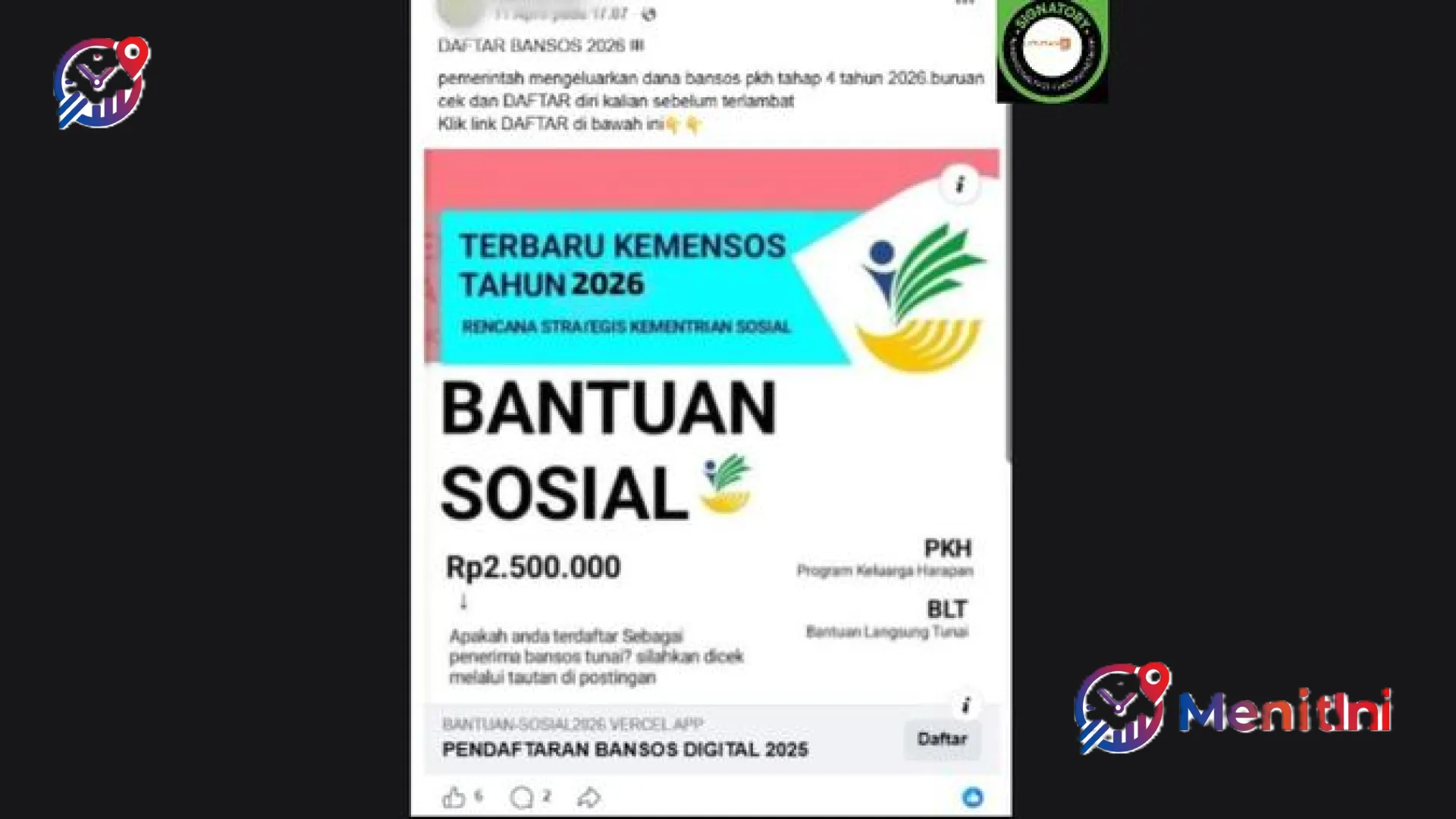 Waspada Jebakan Link Bansos PKH Tahap 4 Tahun 2026: Jangan Sampai Data Pribadi Anda Dicuri!