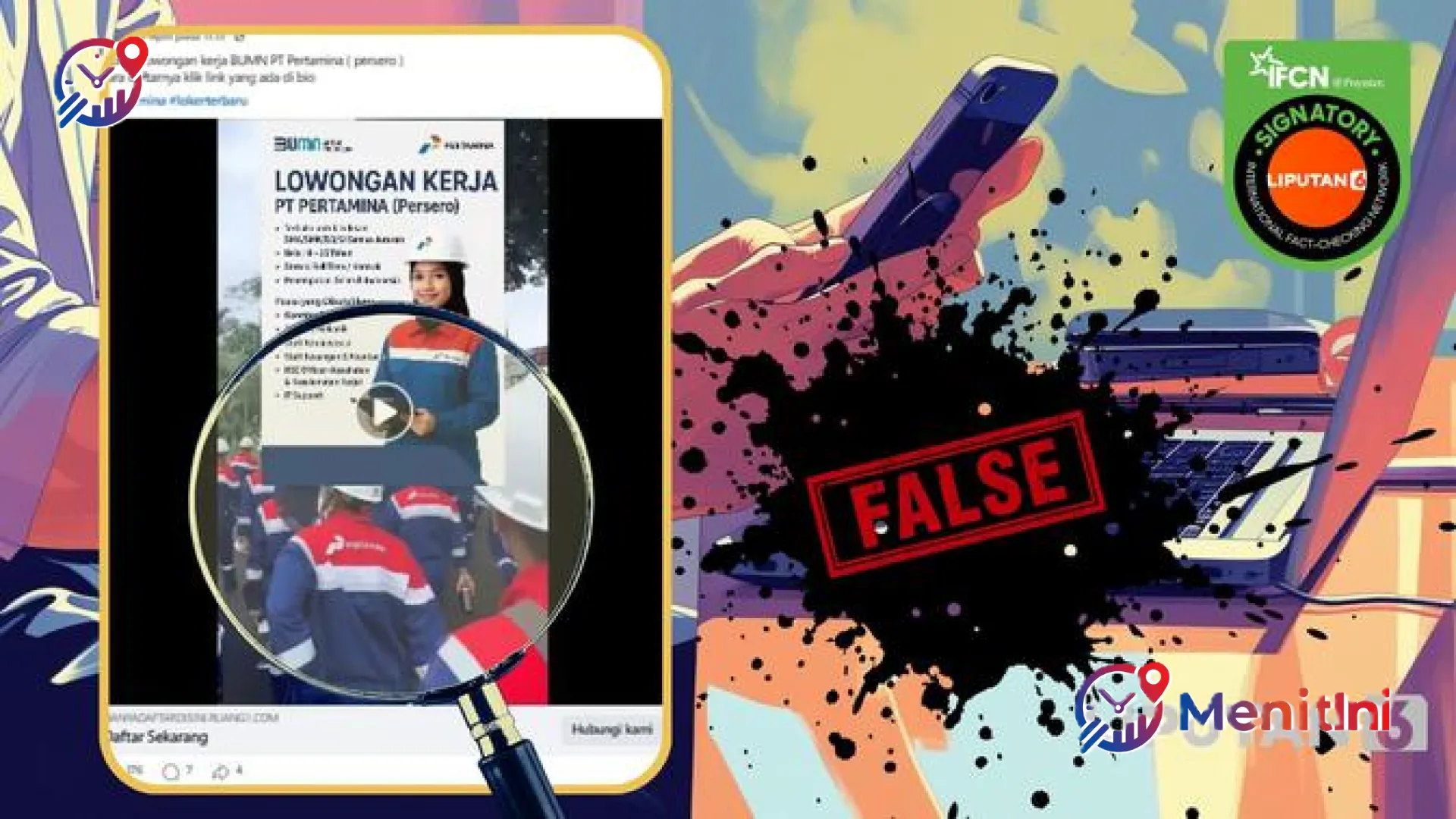 Waspada Penipuan! Link Pendaftaran Lowongan Kerja BUMN Pertamina di Facebook Dipastikan Hoaks