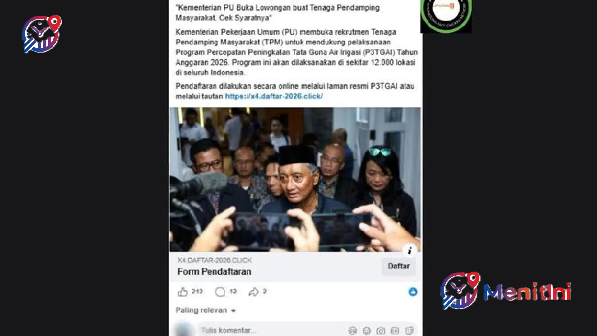 Waspada Penipuan! MenitIni Ungkap Fakta di Balik Link Rekrutmen Tenaga Pendamping Masyarakat Kementerian PU 2026